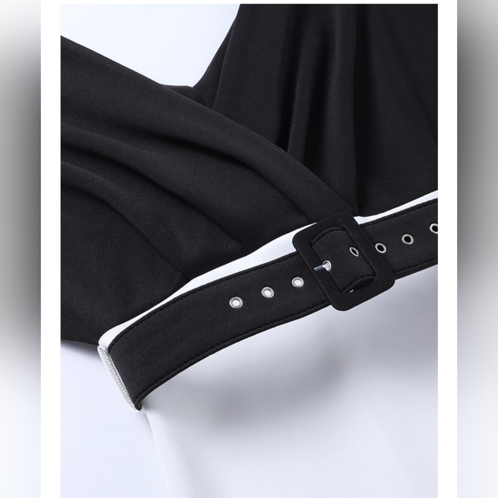 Fashion 2 color midi Dress new size S, M, L, XL, XXL Available Strech Material. - Picture 6 of 15